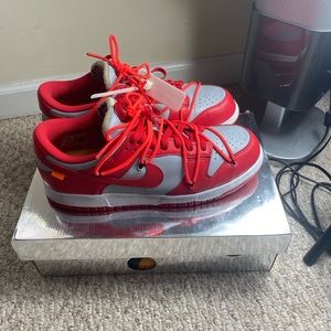 Off white dunk university red